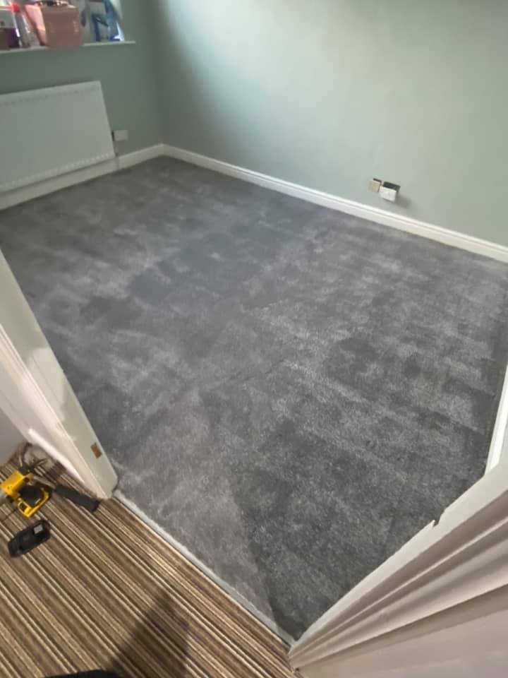 Flooring Nottingham - grey carpet fitted in Nottingham bedroom