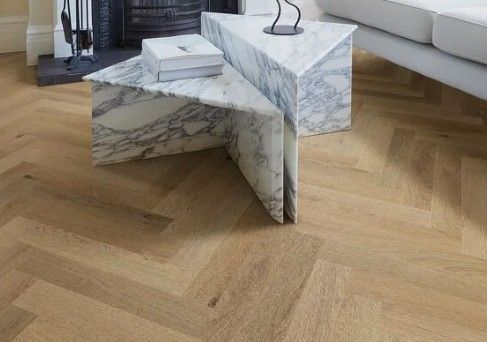 Polyflor Calonia wood effect luxury vinyl tiles in Nottingham lounge room