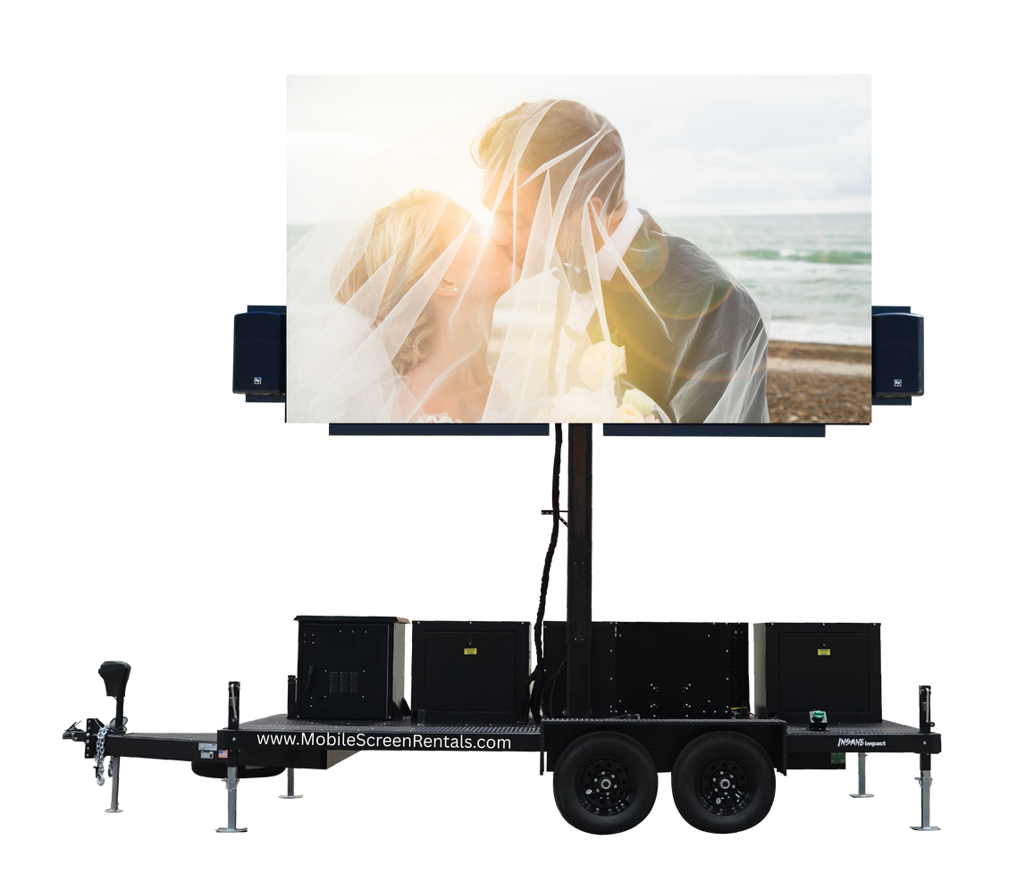 Wedding LED Trailer screen