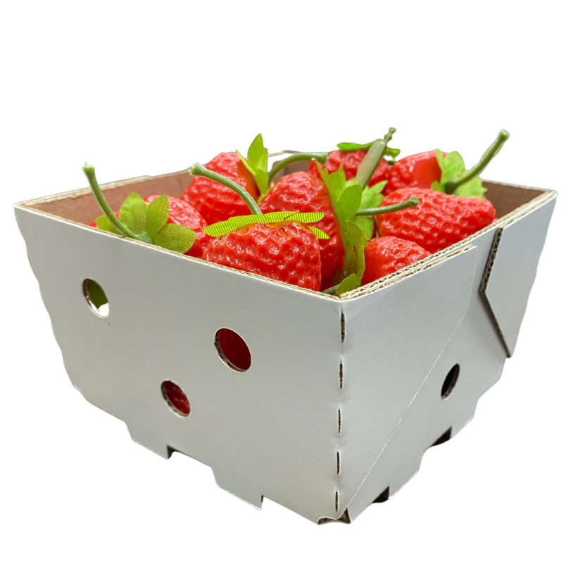 cardboard strawberry container quart size