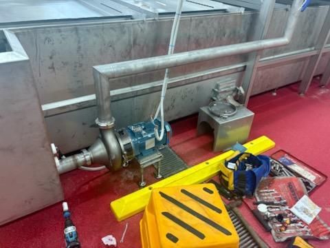 A Row of Stainless Steel Shelves in a Room — Hutchy's Refrigeration & Electrical in Trinity Park, QLD