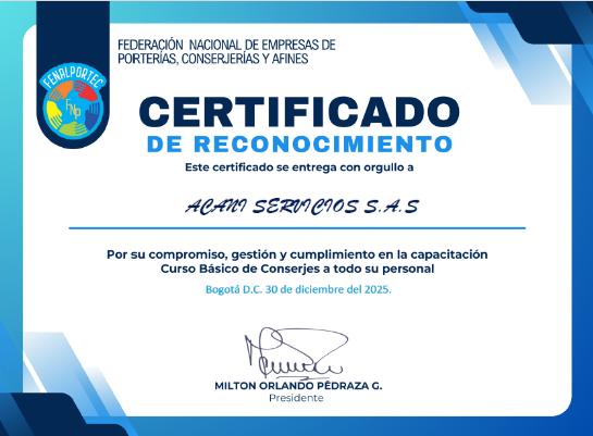 certificado