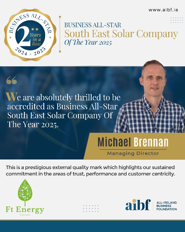 We are honoured to receive business all-star one to watch 2024 accreditation from the all-ireland business foundation.