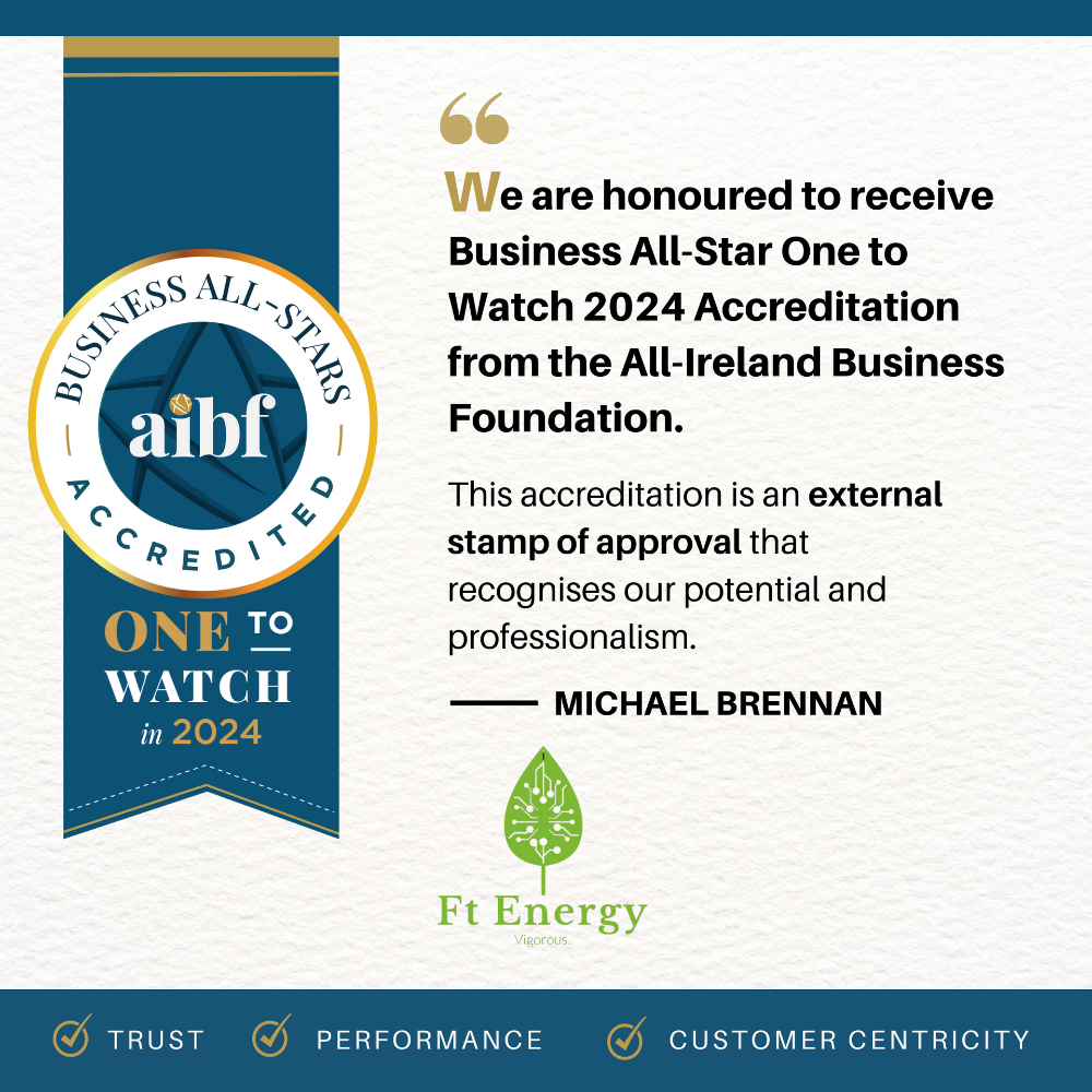 We are honoured to receive business all-star one to watch 2024 accreditation from the all-ireland business foundation.