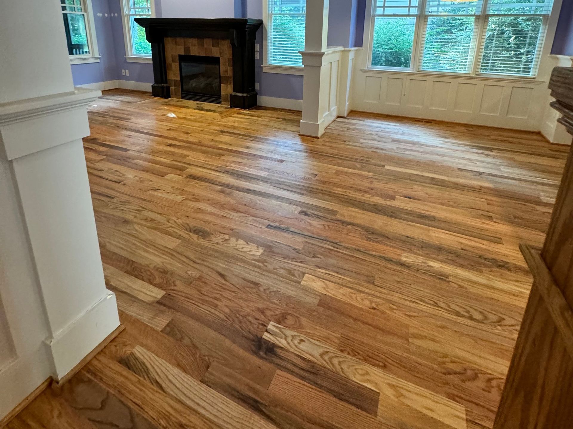 hardwood floor refinished with natural oil