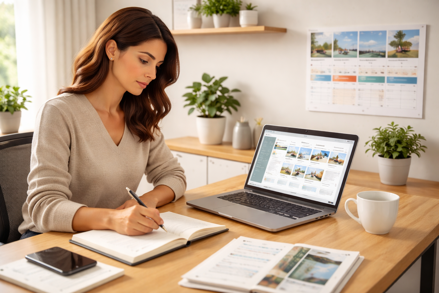 Batch Creating Travel Content: Schedule January in One Hour