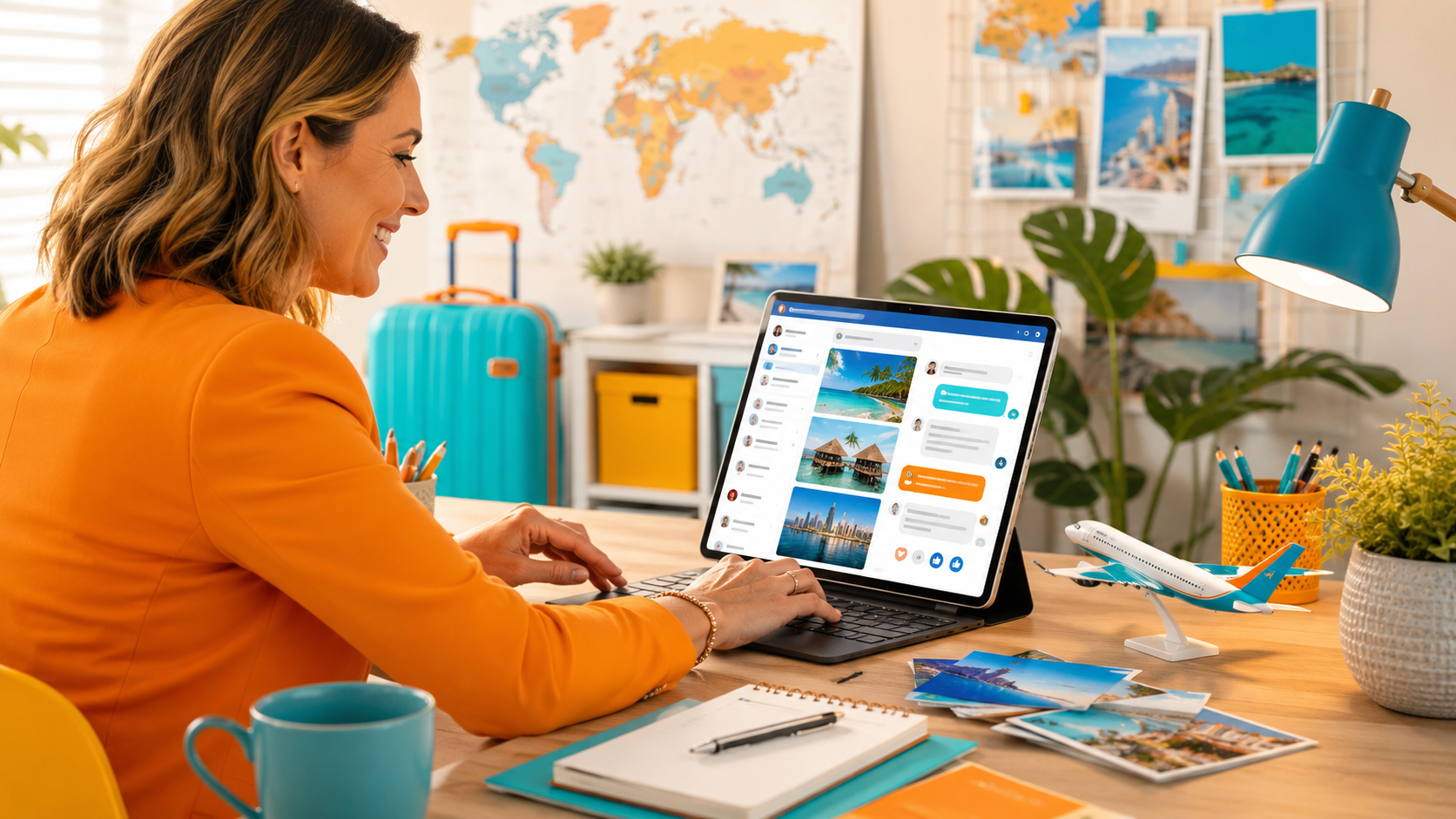 Independent travel consultant responding professionally to a holiday deal group enquiry