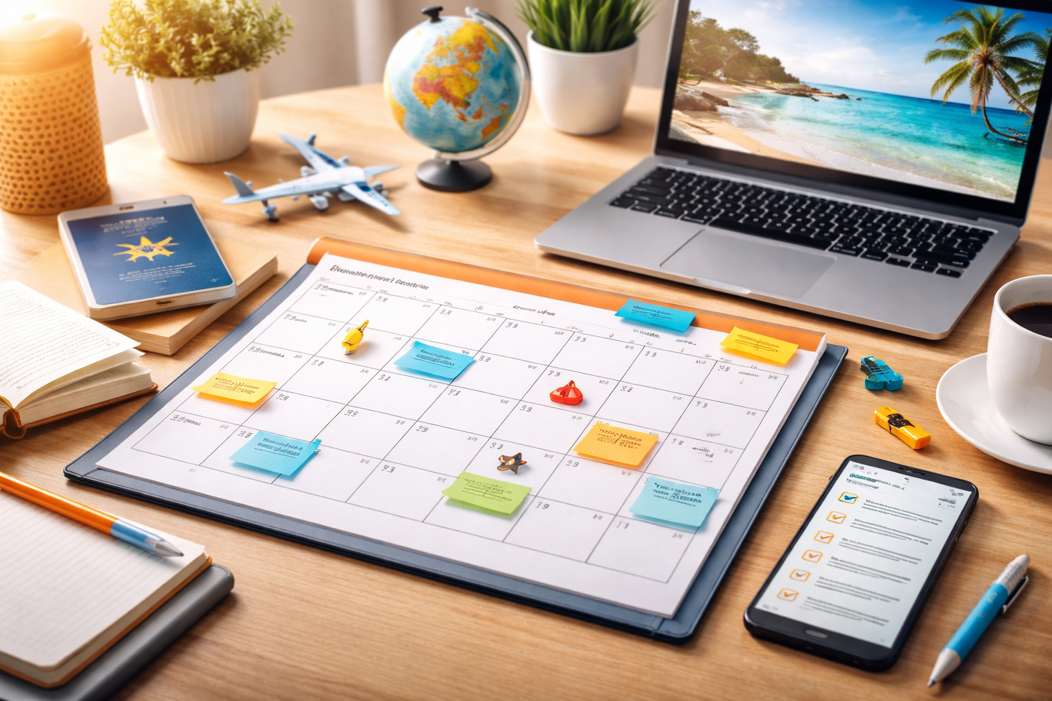 Monthly Offer Calendar Travel Strategy for Travel Homeworkers