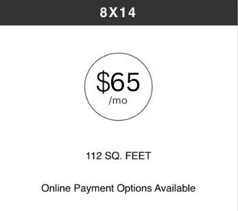 A sign that says $ 65 / mo on it