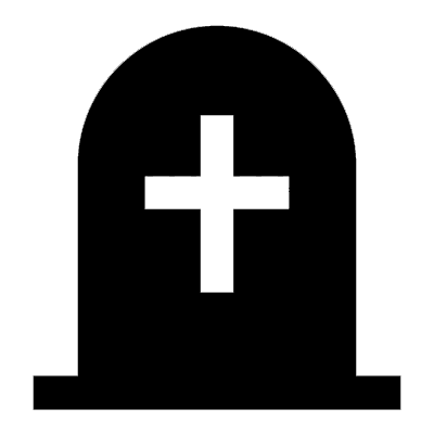 icona lapide in cimitero