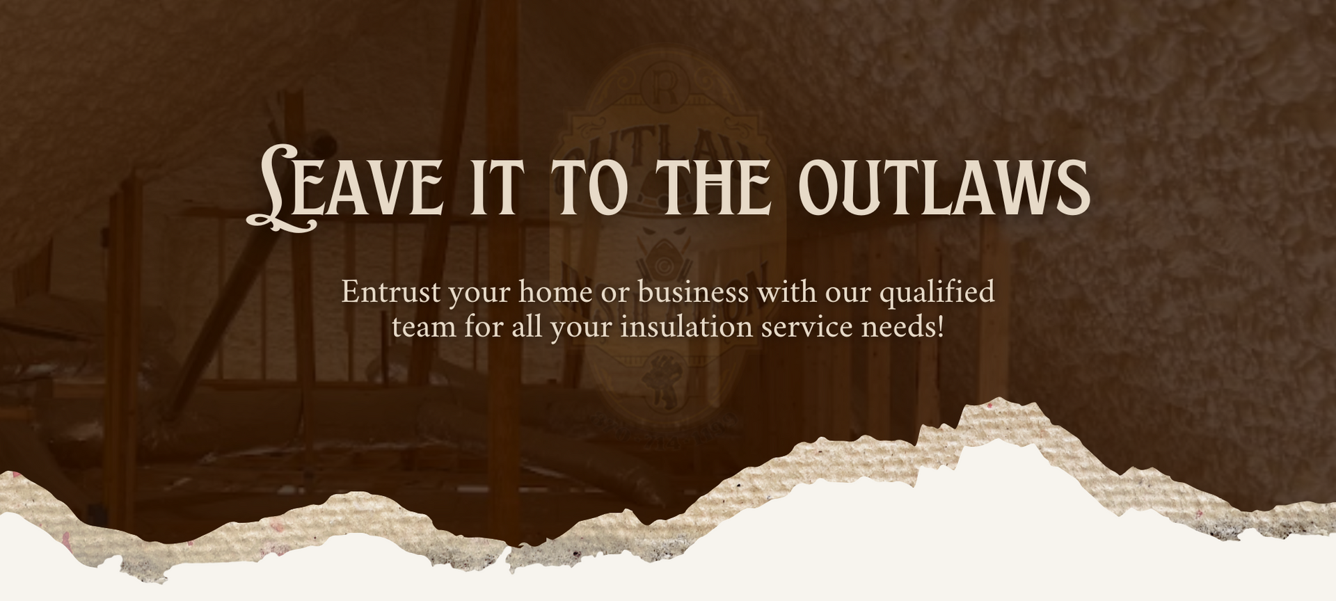 A promotional banner with the text