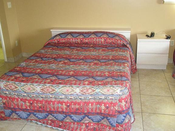 Accommodations — Front View of Bed in Miami, FL