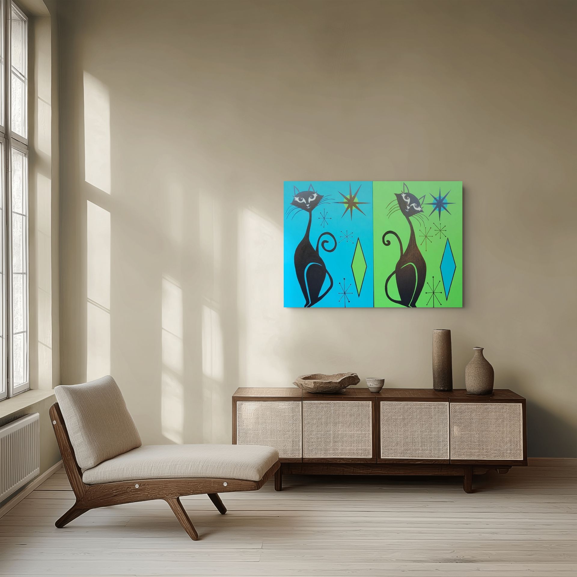 Mid Century Cats