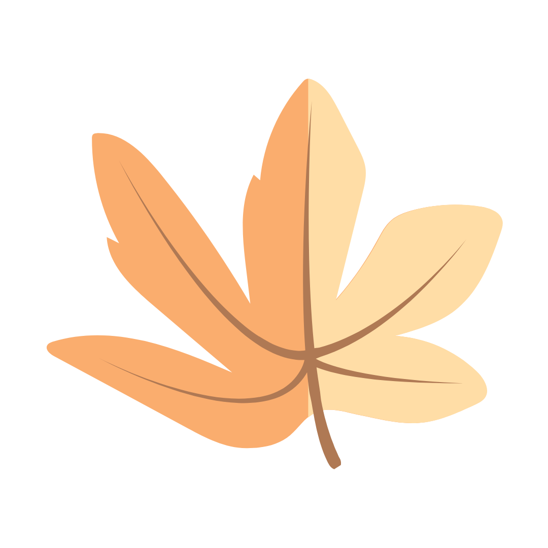 Green leaf with a heart containing a heart rate line.