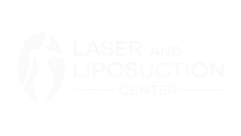 Logo for Laser and Liposuction Centre, featuring a silhouette of a woman.