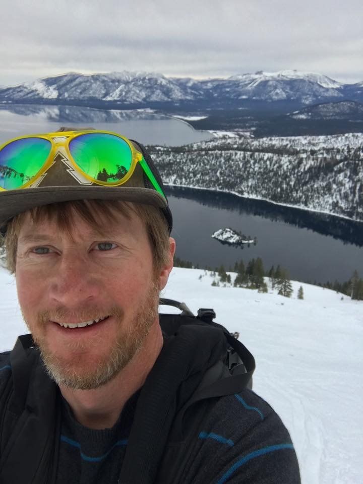 Ryan Palmer hanging out in the mountains