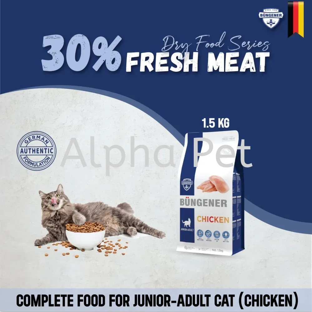 Bungener Comida para Gato  Pollo Junior -Adult