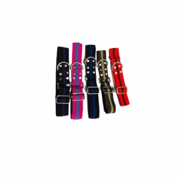 Collar De Lona Reforzada Con Remaches Para Perros Grandes??