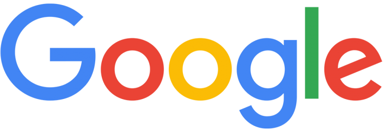 Google logo in blue, red, yellow, and green letters on a white background