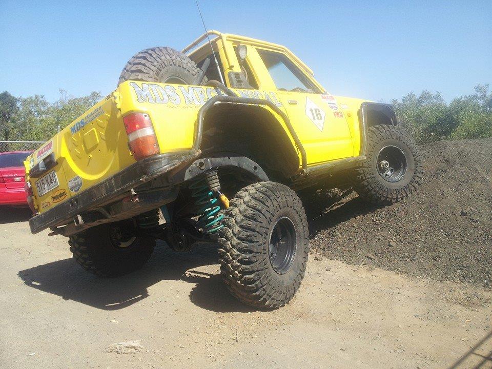 Suspension Installed on Yellow Off-road Vehicle — 4WD Suspension in Noosa, QLD