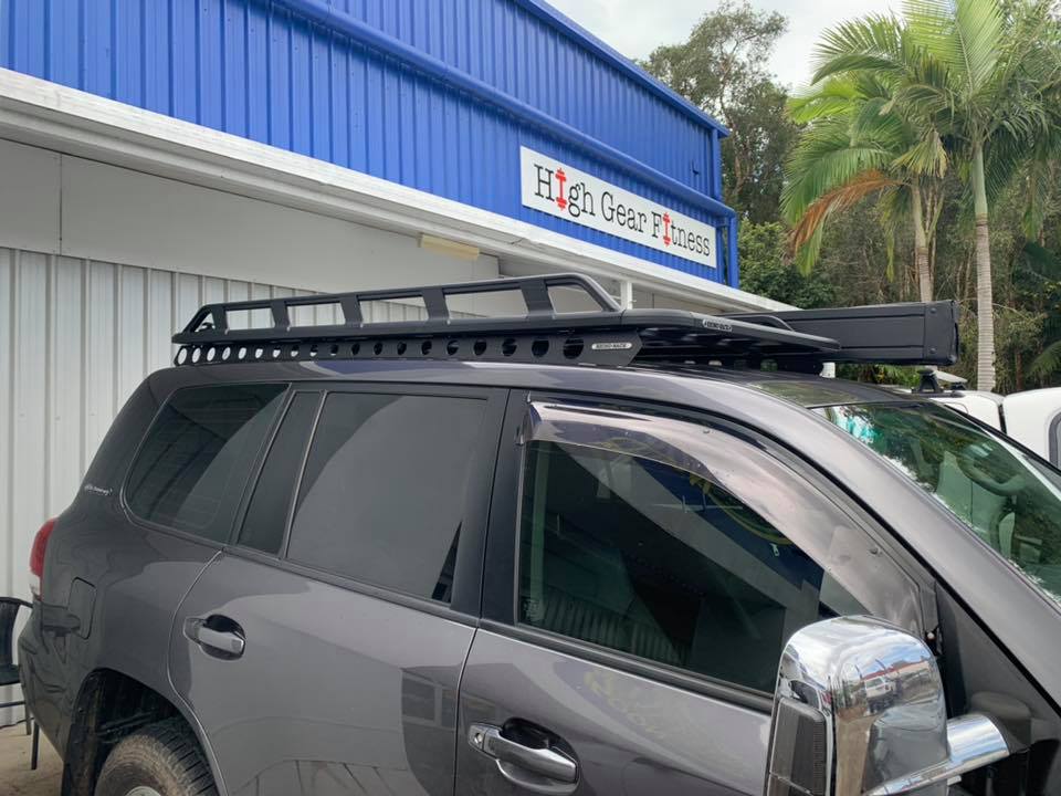 Roof Racks on Grey Vehicle — Roof Racks in Noosa, QLD
