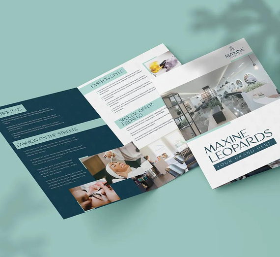 A tri-fold brochure for 