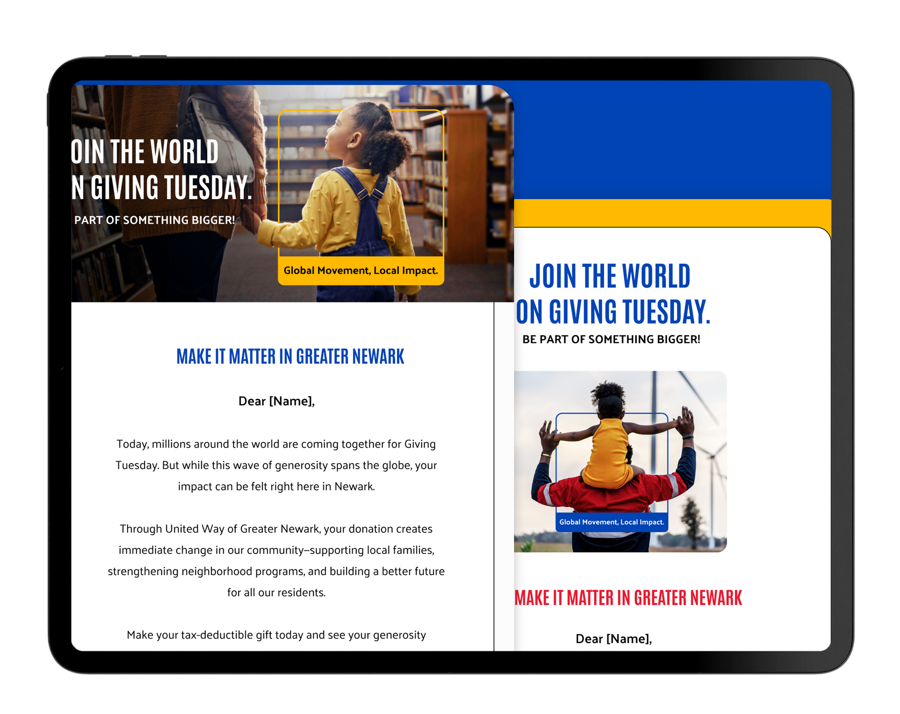 A digital screen displays two 