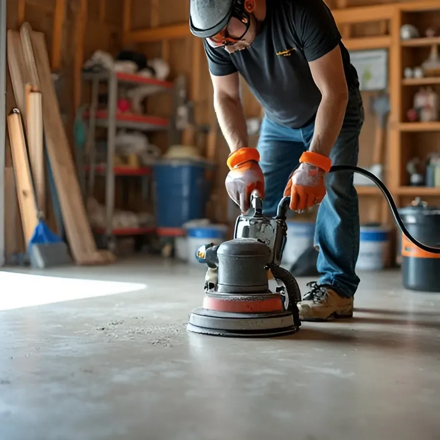 Fort Worth concrete floor prep for staining