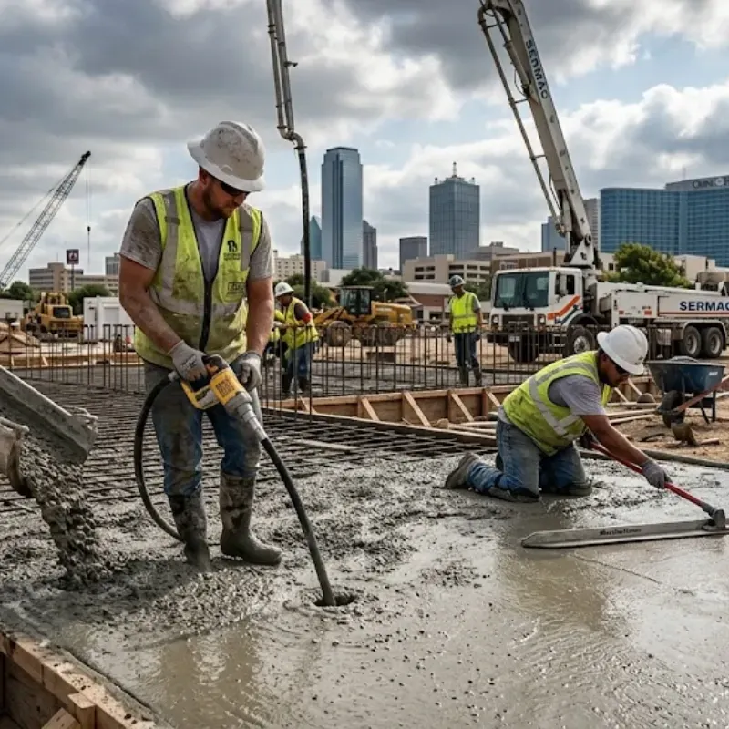 Concrete pouring and finishing in Fort Worth TX