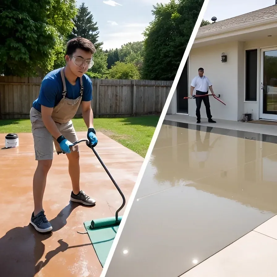 Concrete staining in Aspen: DIY vs professional