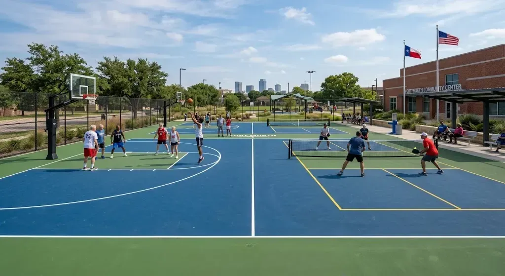 Fort Worth slip-resistant athletic court coating