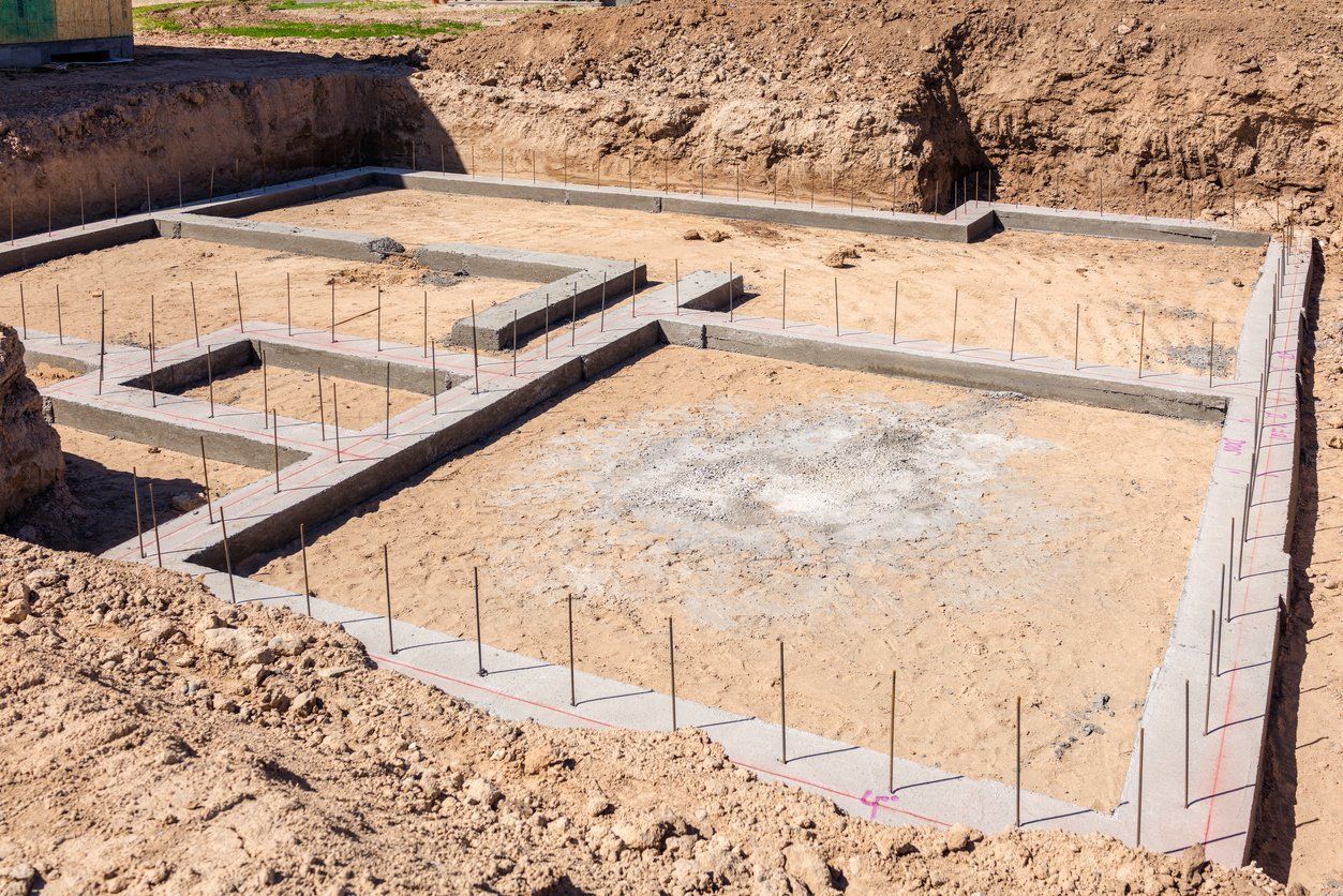 concrete foundation base for Fort Worth Texas