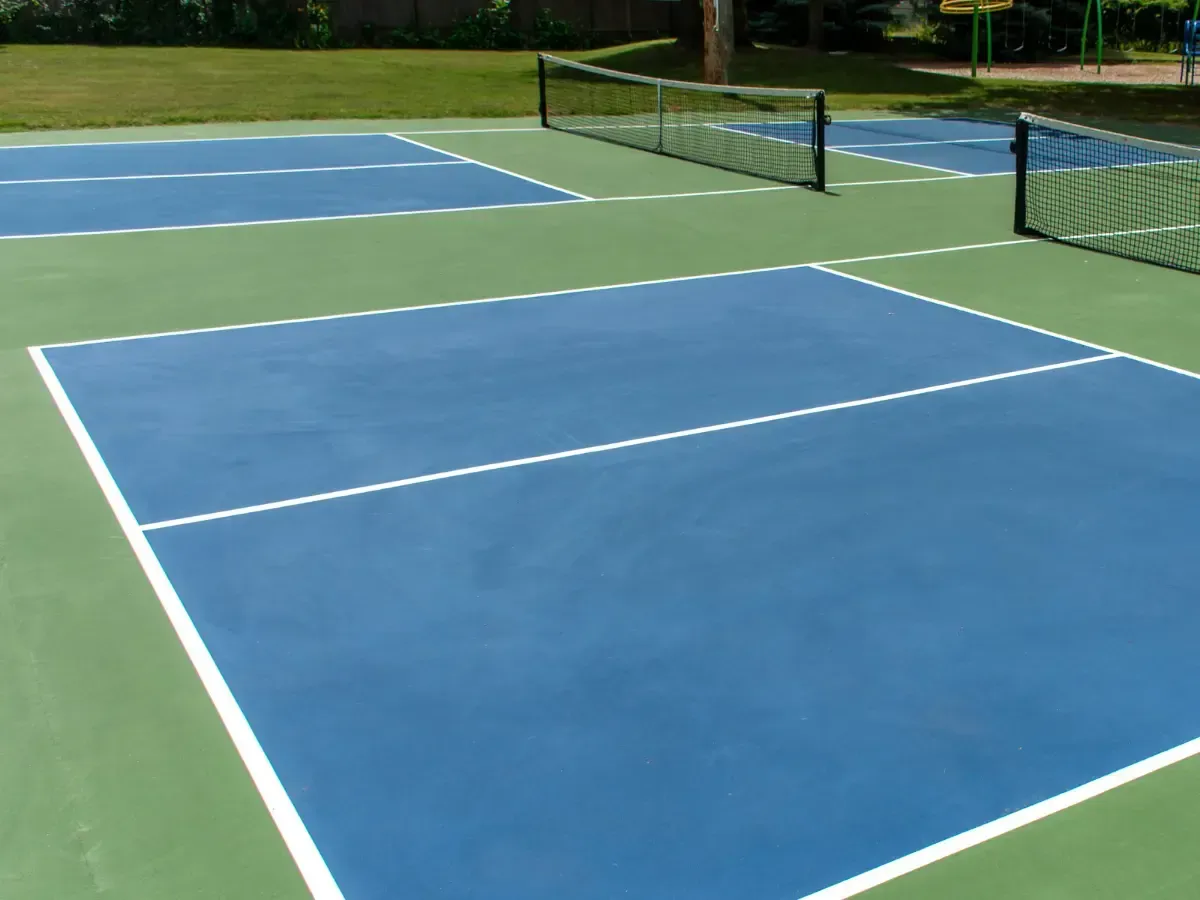 pickleball concrete court installation