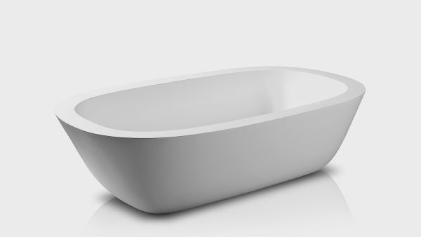 Baignoire double coque avec de large plage et et un profil bas. Idéale pour bair vitriée