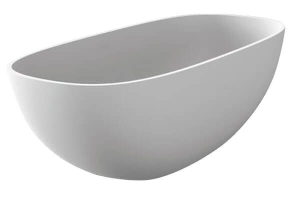 Baignoire îlot Amboine en résine à poser