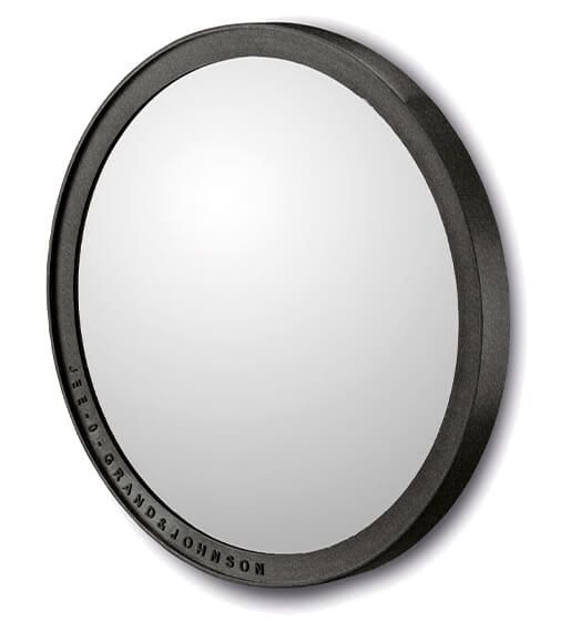 Miroir rond Soho noir diamètre 50 cm