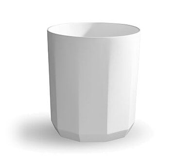 Lavabo vasque en résine à poser à mi hauteur Bloom