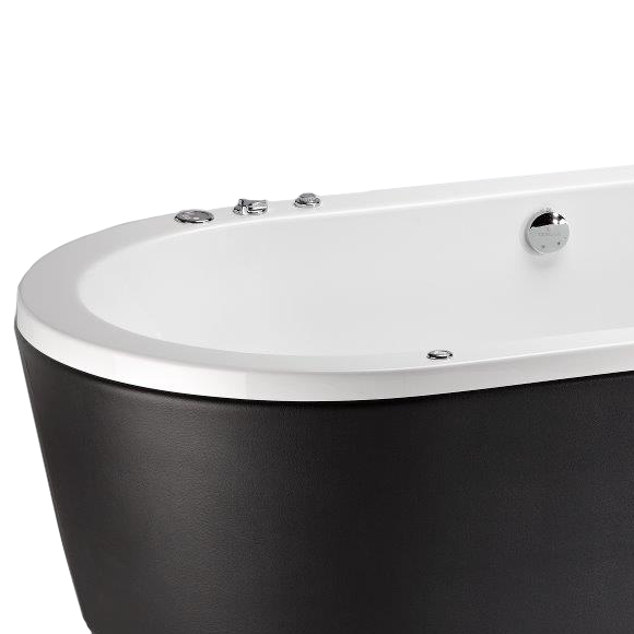 Baignoire 200X100 avec habillage grain cuir classique