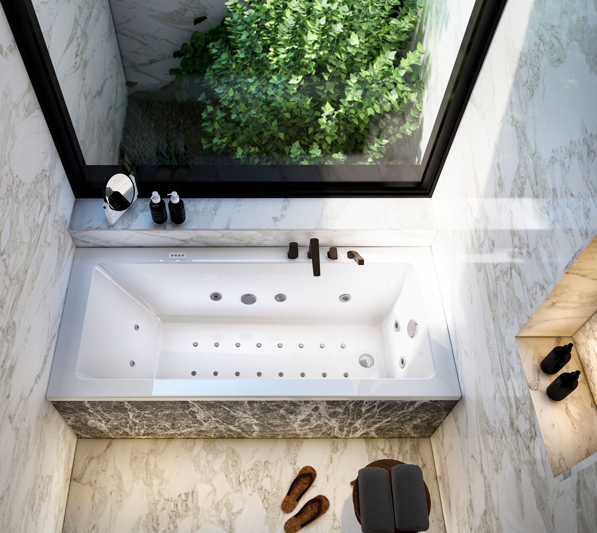 Baignoire balnéo Vanda en Balnéo