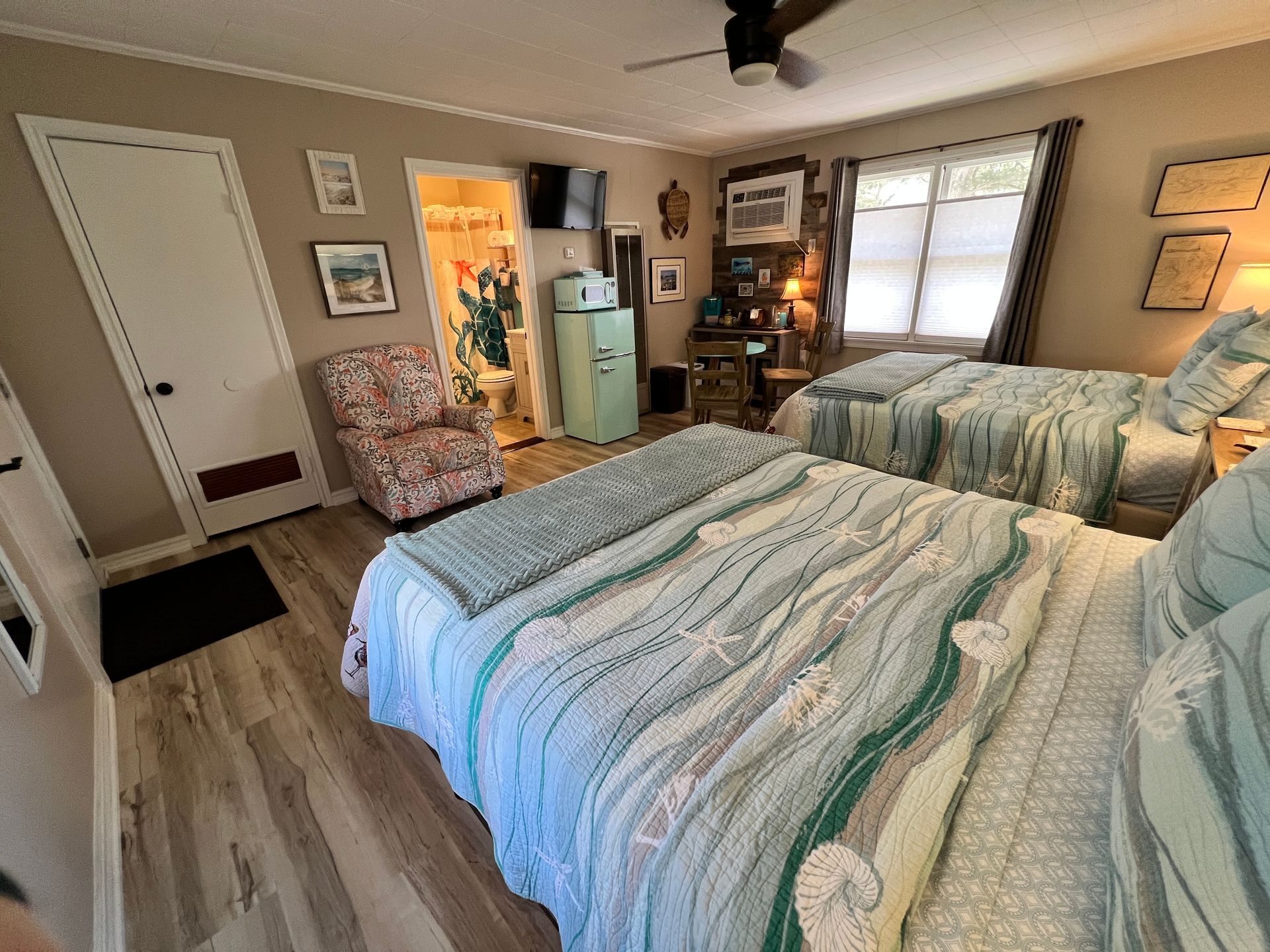 Interior photo of #8 Double Guest Room – The Bahamian Suite