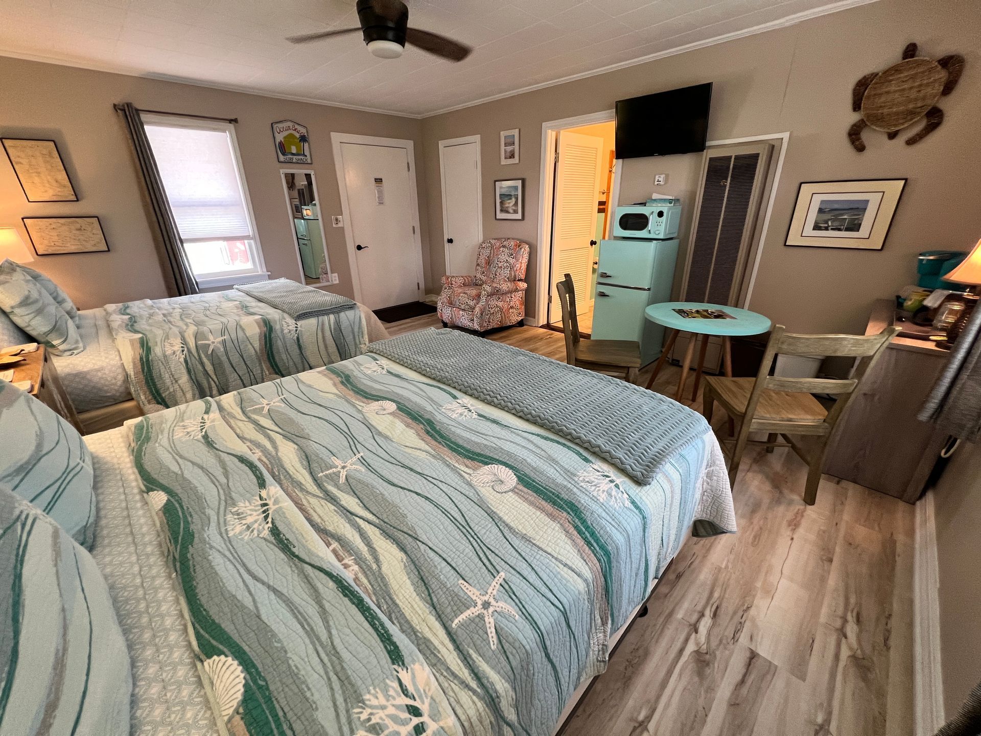 Interior photo of #8 Double Guest Room – The Bahamian Suite