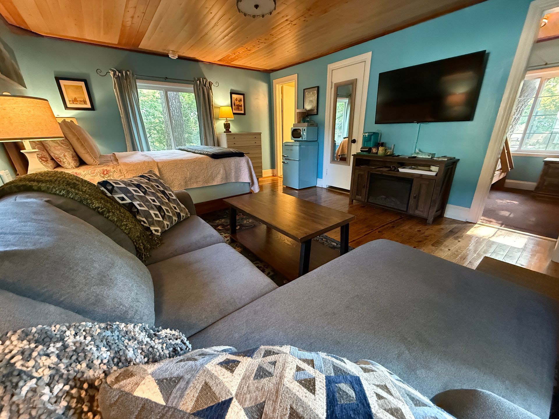 Interior of #1 Basecamp Cottage