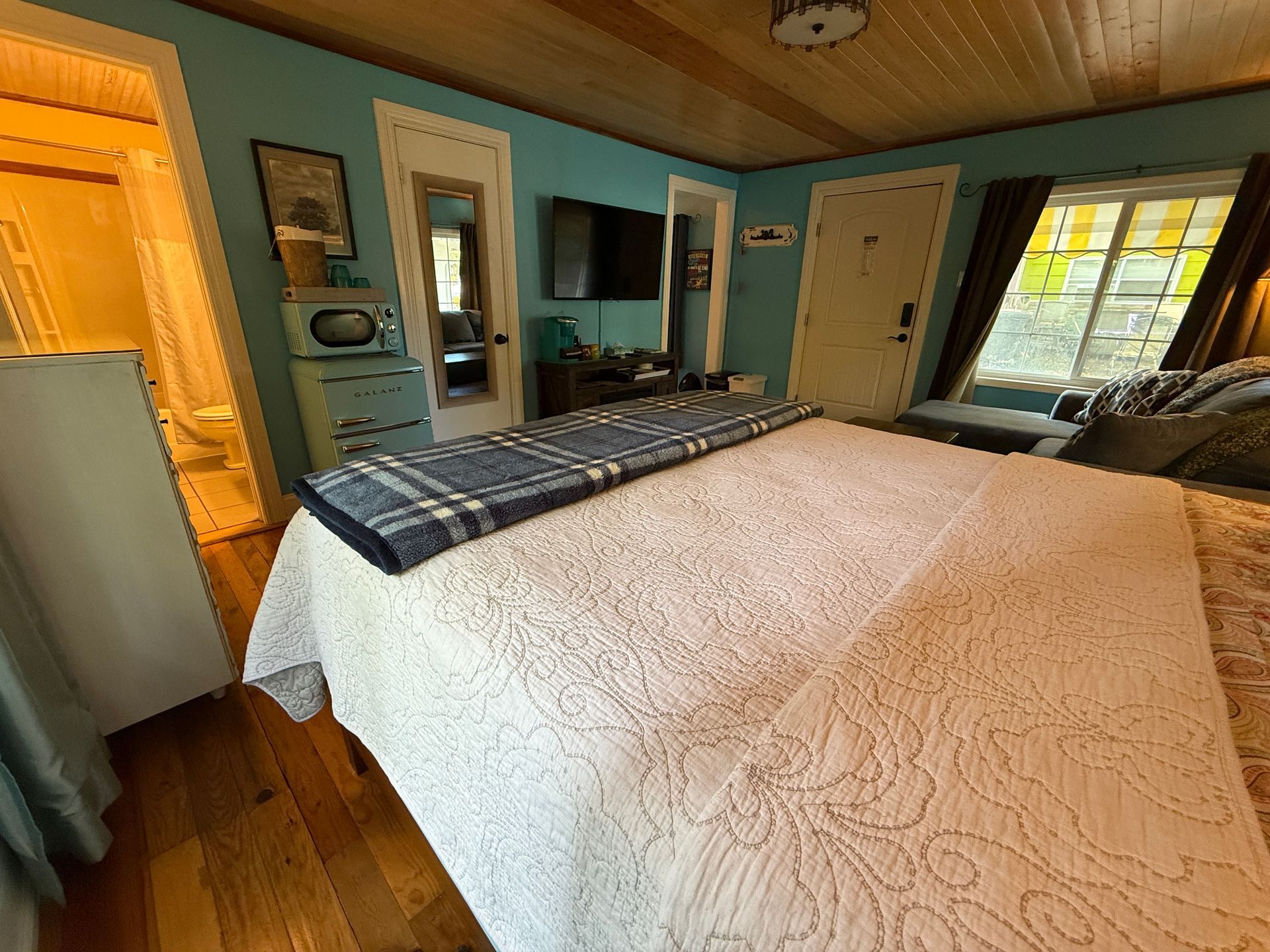 Interior of #1 Basecamp Cottage