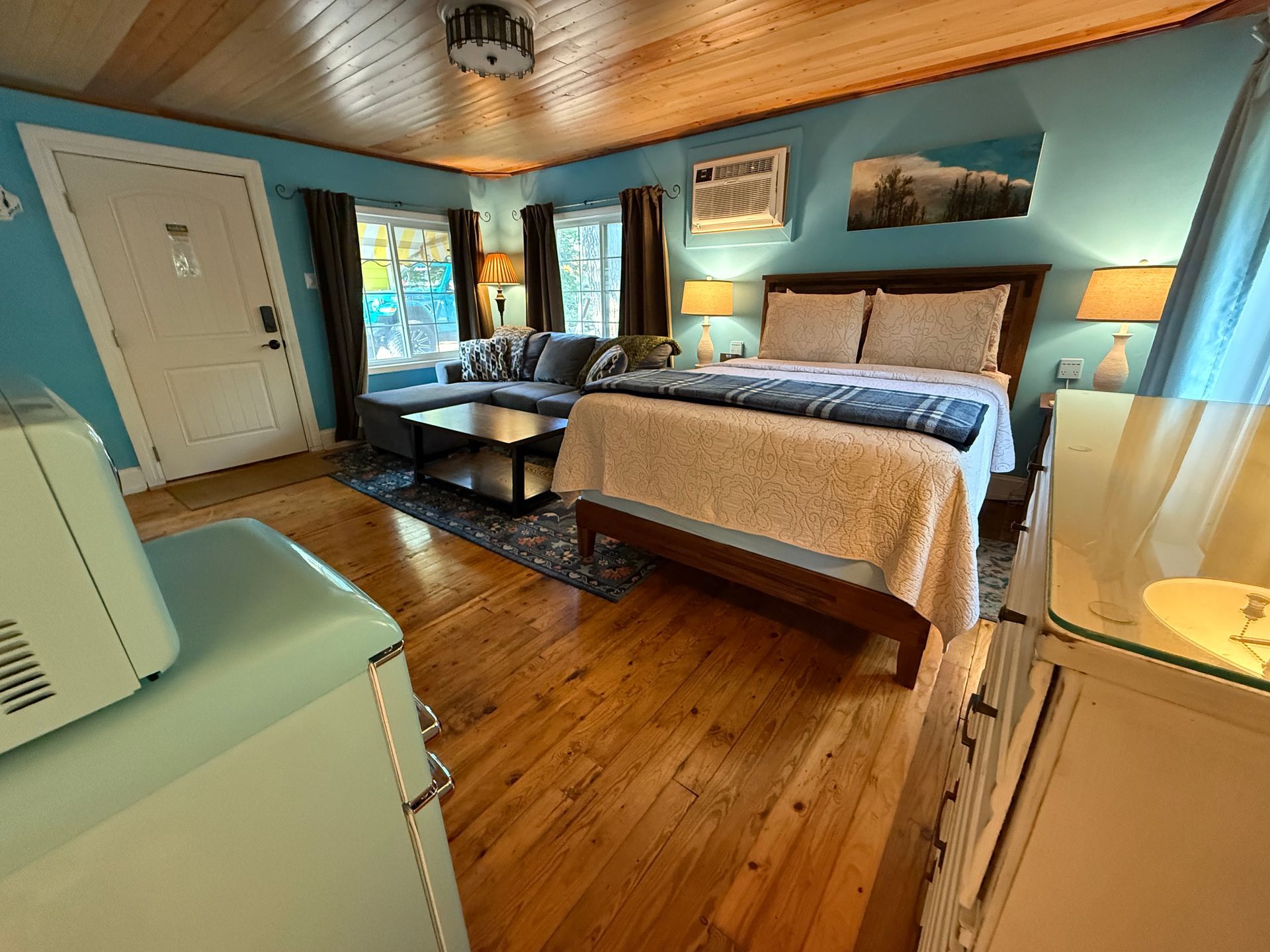 Interior of #1 Basecamp Cottage