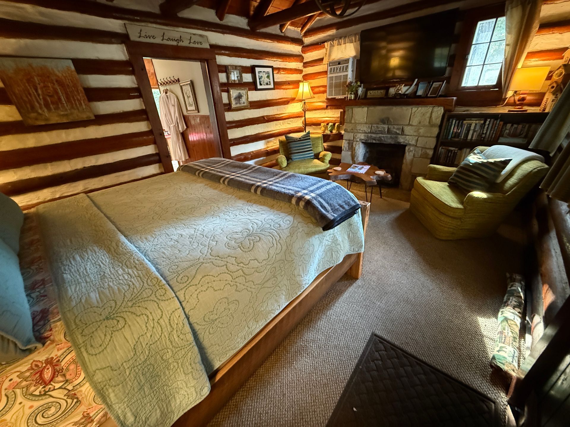 Interior of #4 The Log Cabin Cottage