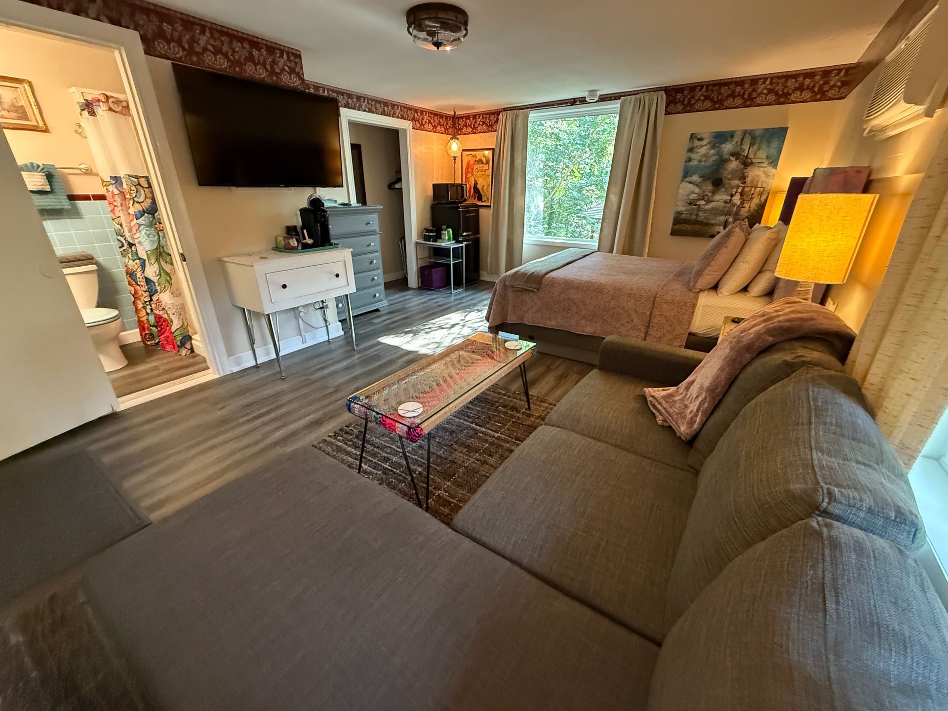 Interior of #6 Bohemian Cottage