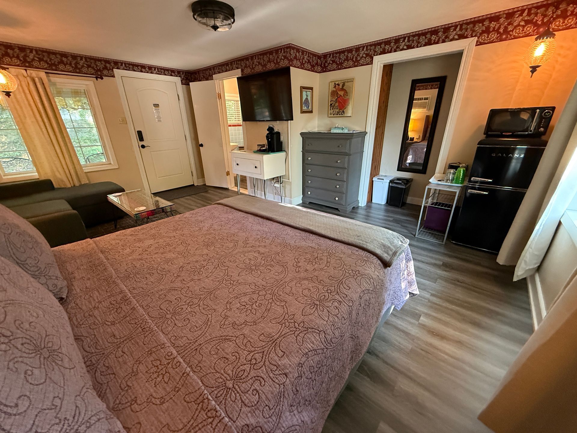 Interior of #6 Bohemian Cottage