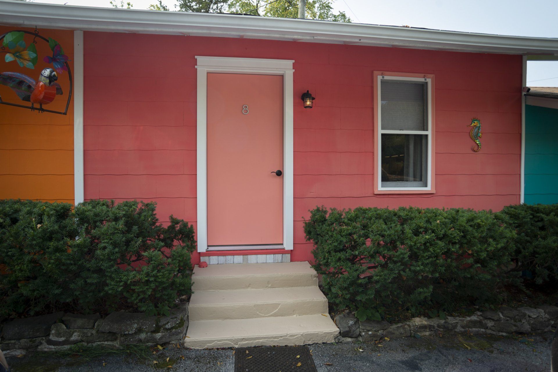 Exterior of #8 Double Guest Room