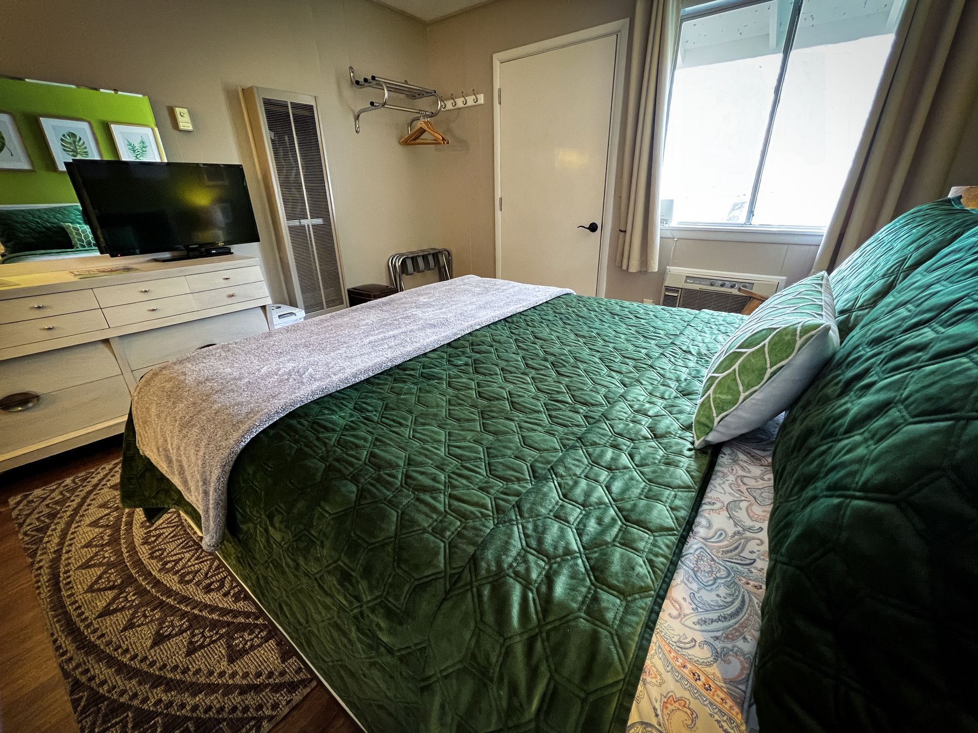 Interior of #10 Single Guest Room – The Jungle Room