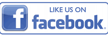 A facebook logo that says like us on facebook